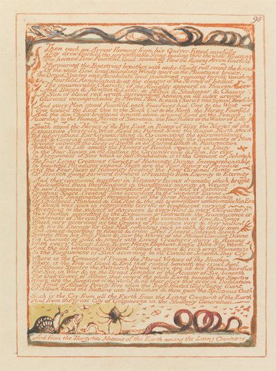 Jerusalem, Plate 98 by William Blake